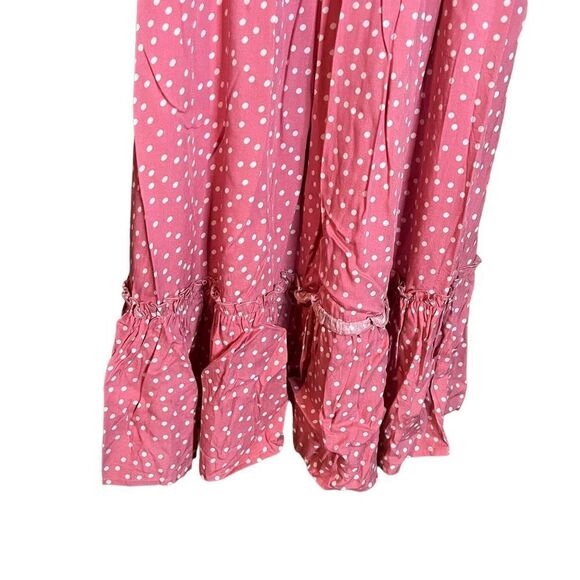 NWT! BTFBM pink & white polka dot dress. Size small - Picture 3 of 13